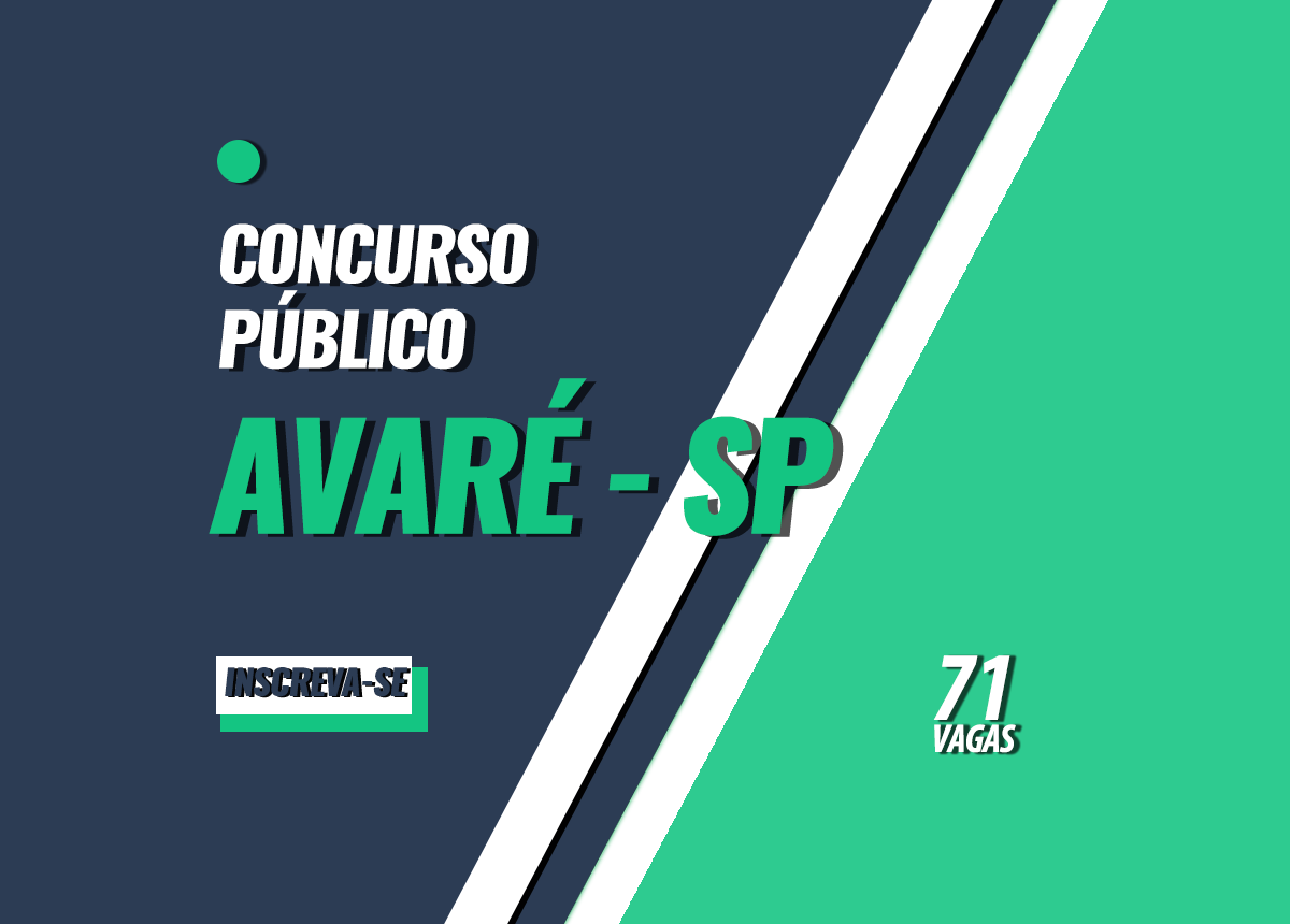 Concurso Avar Sp Edital