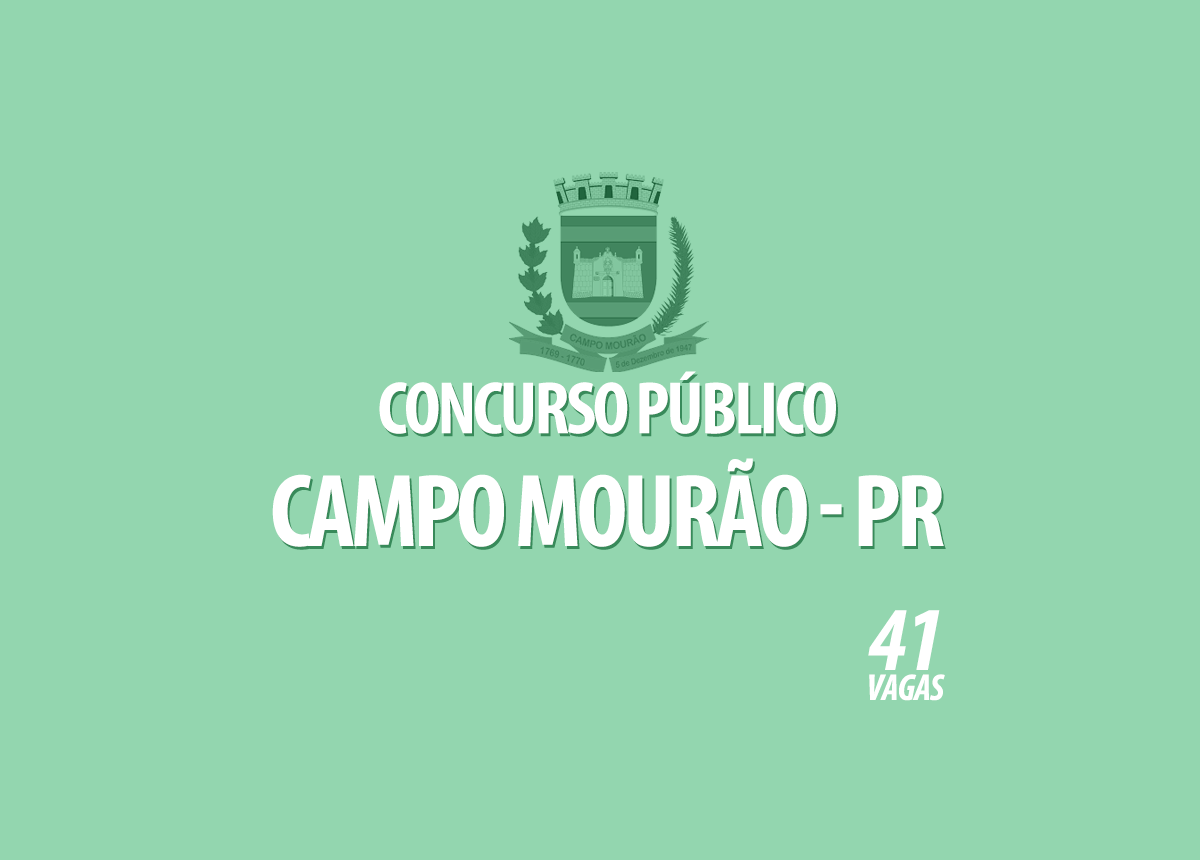 Concurso Campo Mourão PR Edital