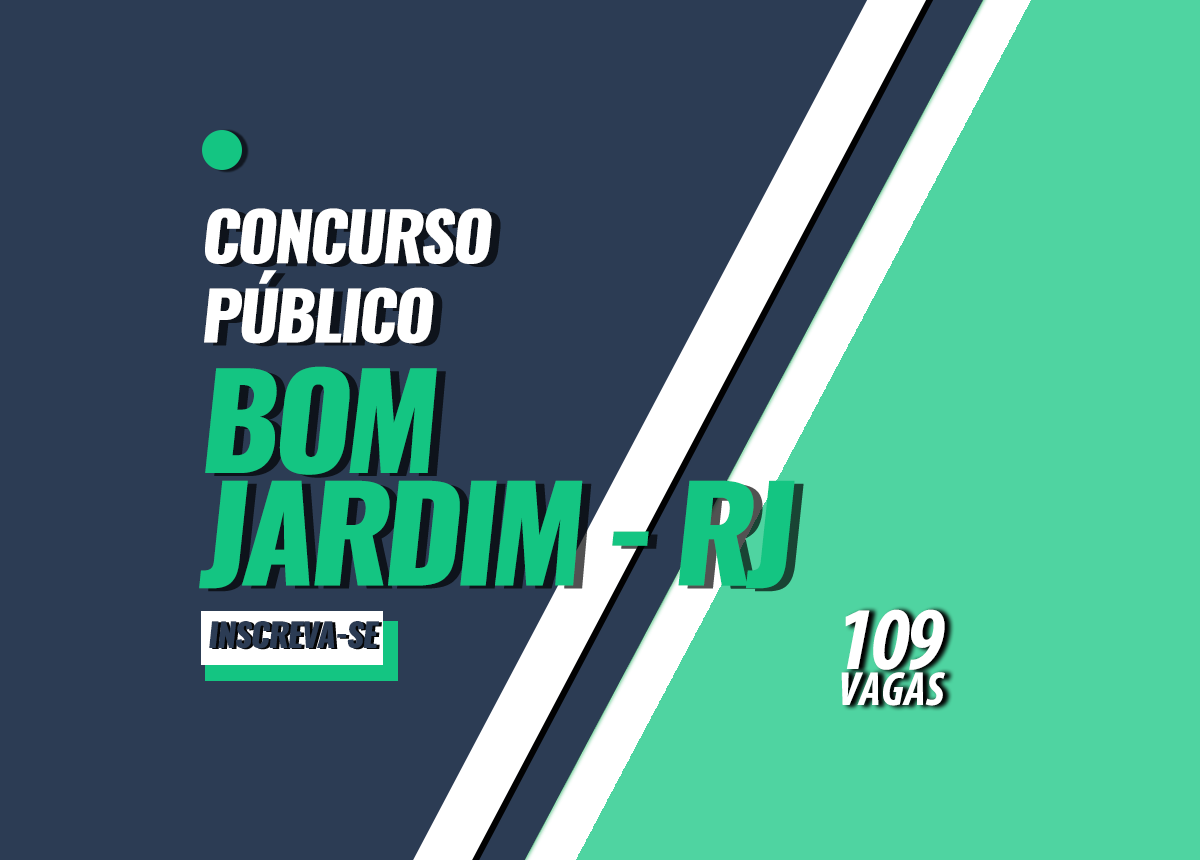 Concurso Bom Jardim - RJ | Edital 001/2022