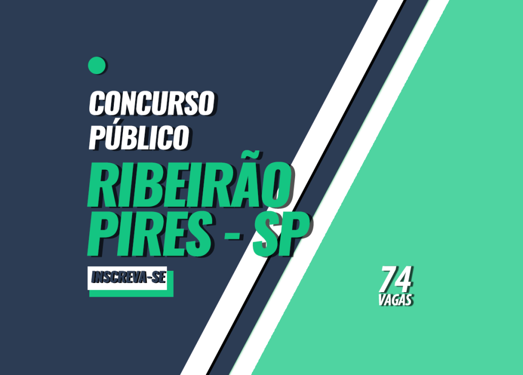 Concurso Público Ribeirão Pires Sp Edital 0012023 3952