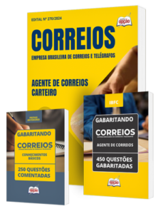 Comprar: Combo - Agente de Correios - Carteiro (Apostila + Questões Gabaritadas + Comentadas)