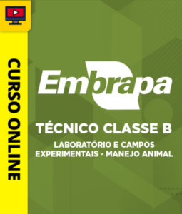 Comprar: Curso Embrapa - Técnico Classe B - Laboratório e Campos Experimentais - Manejo Animal