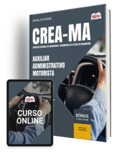 Comprar: Apostila CREA-MA 2025 - Auxiliar Administrativo - Motorista