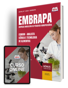 Comprar: Apostila EMBRAPA 2024 - Comum - Analista - Ciência e Tecnologia de Alimentos - Área 1