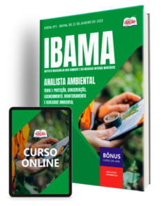 Comprar: Apostila IBAMA 2025 - Analista Ambiental - Tema 1: Proteção, Conservação, Licenciamento, Monitoramento e Qualidade Ambiental