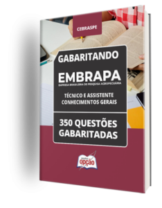 Comprar: Caderno Embrapa 2024 - Técnico e Assistente - Conhecimentos Gerais - 350 Questões gabaritadas