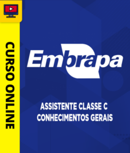 Comprar: Curso Embrapa - Assistente Classe C - Conhecimentos Gerais