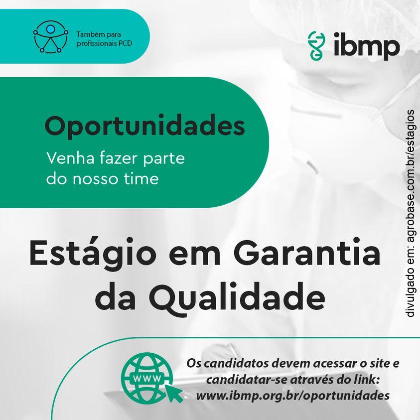 Estágio em garantia da qualidade – Curitiba/PR