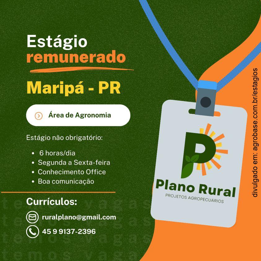 Estágio em agronomia – Maripá/PR