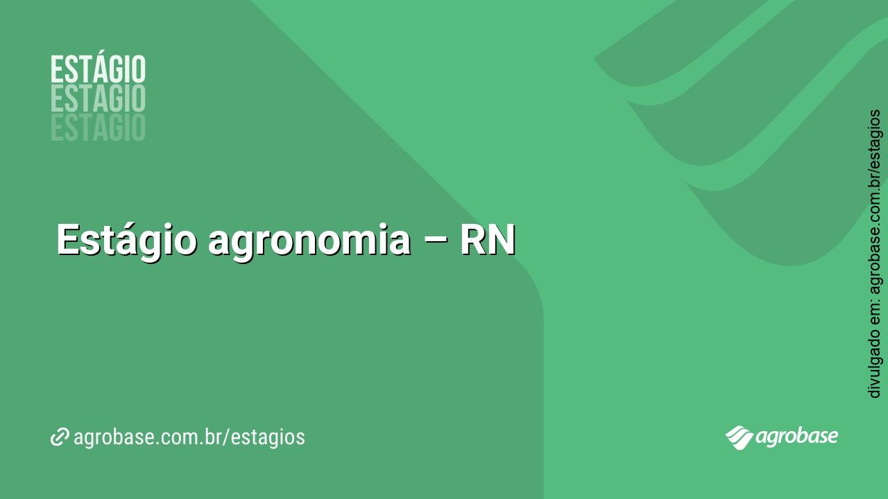 Estágio agronomia – RN