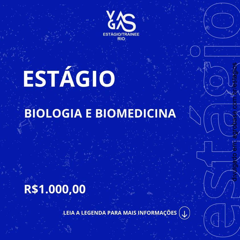 Estágio em biologia ou biomedicina – São Gonçalo/RJ