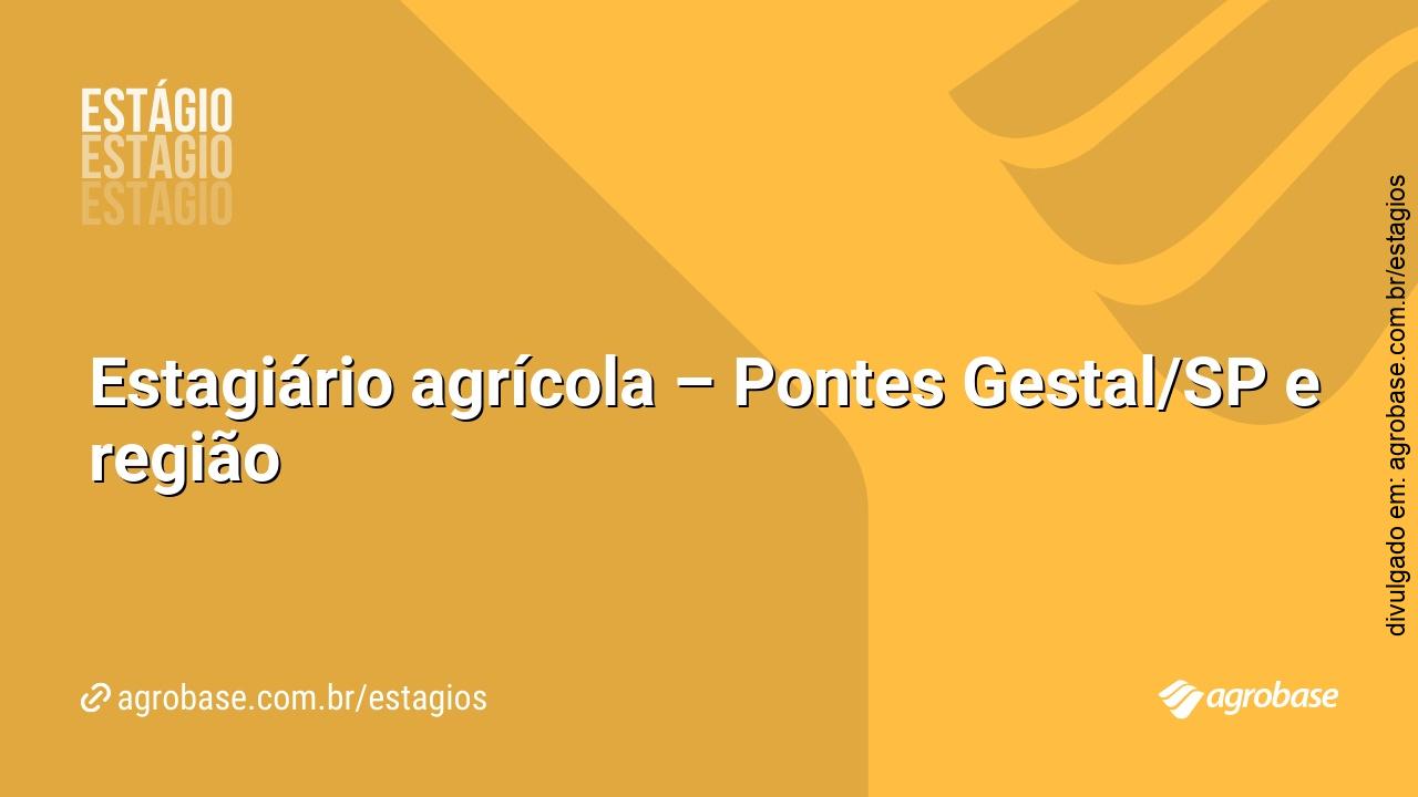 Estagiário agrícola – Pontes Gestal/SP e região