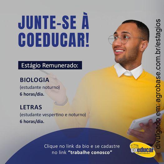 Estágio remunerado estudante de biologia – Araraquara/SP