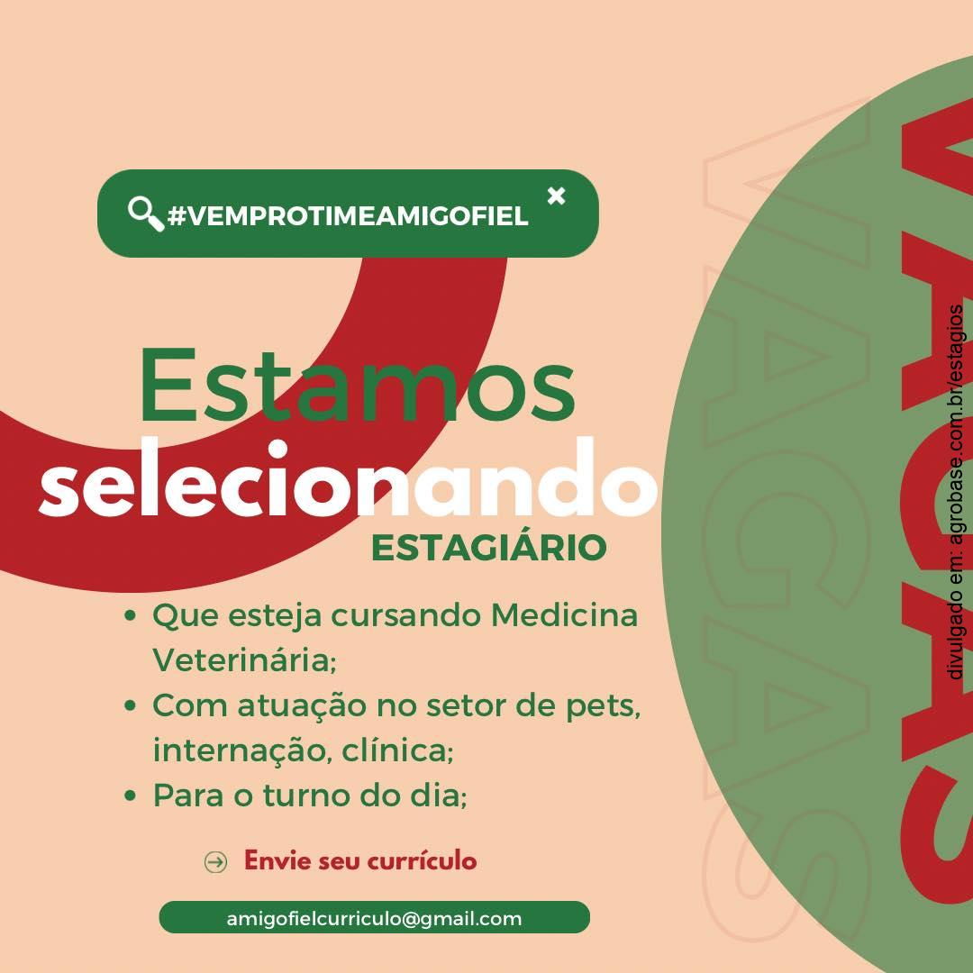 Estagiário medicina veterinária – Viamão/RS