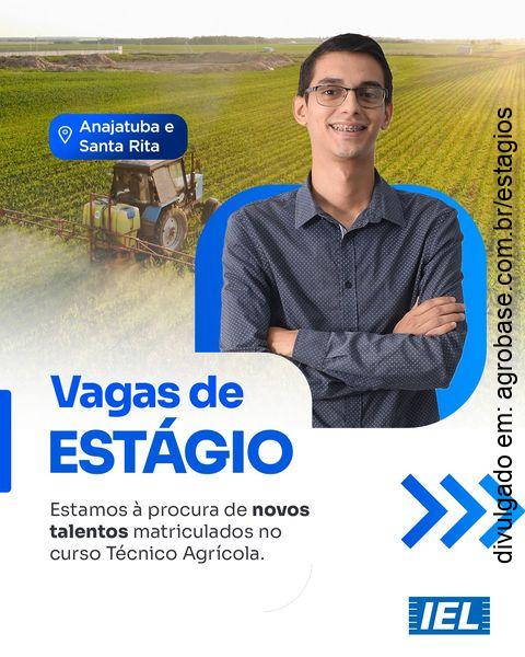 Estágio para técnico agrícola – Anajatuba e Santa Rita/MA