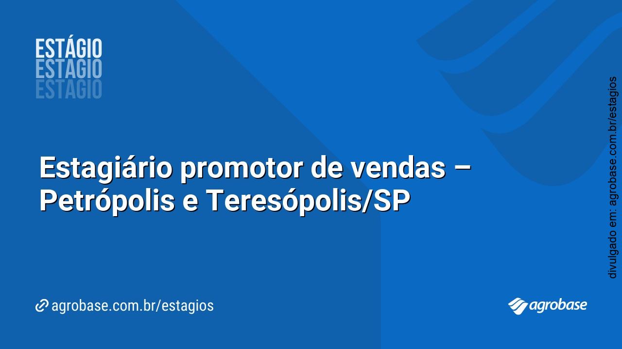 Estagiário promotor de vendas – Petrópolis e Teresópolis/SP