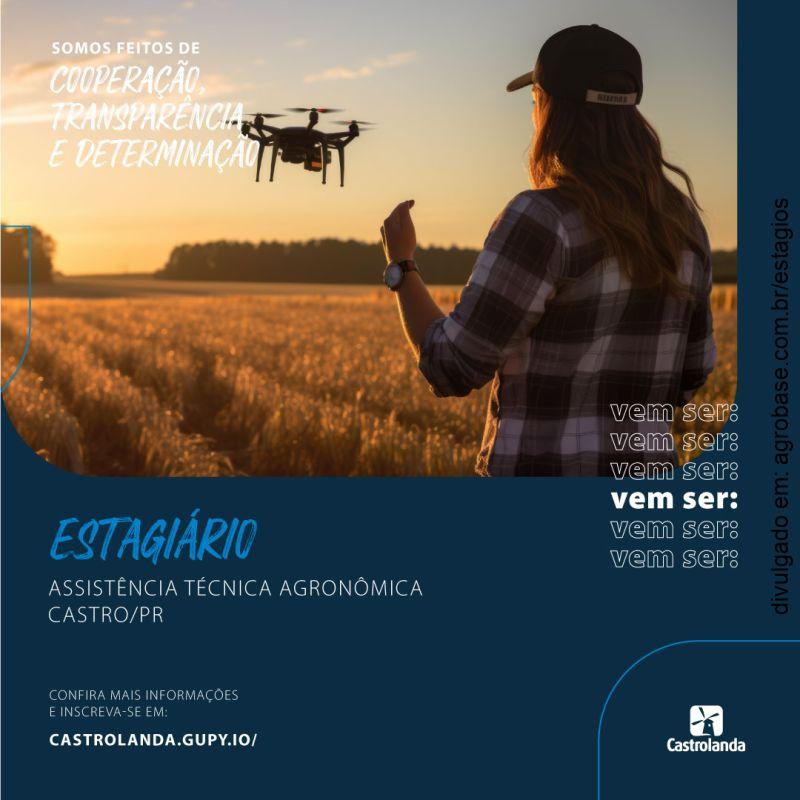 Estagiário assistência técnica agronômica – Castro/PR