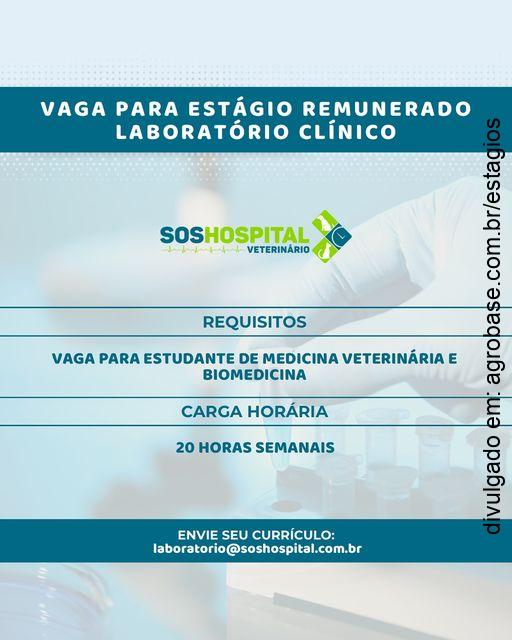 Estágio remunerado em laboratório clínico – Criciúma/SC