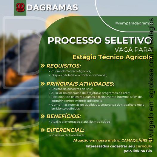 Estágio técnico agrícola – Camaquã/RS
