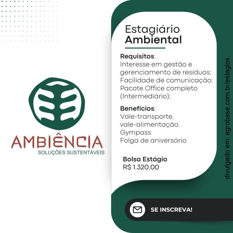 Estagiário ambiental – Belo Horizonte/MG