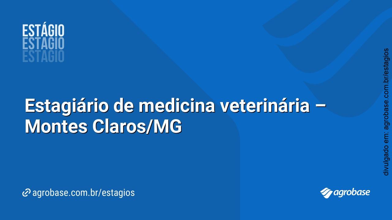 Estagiário de medicina veterinária – Montes Claros/MG