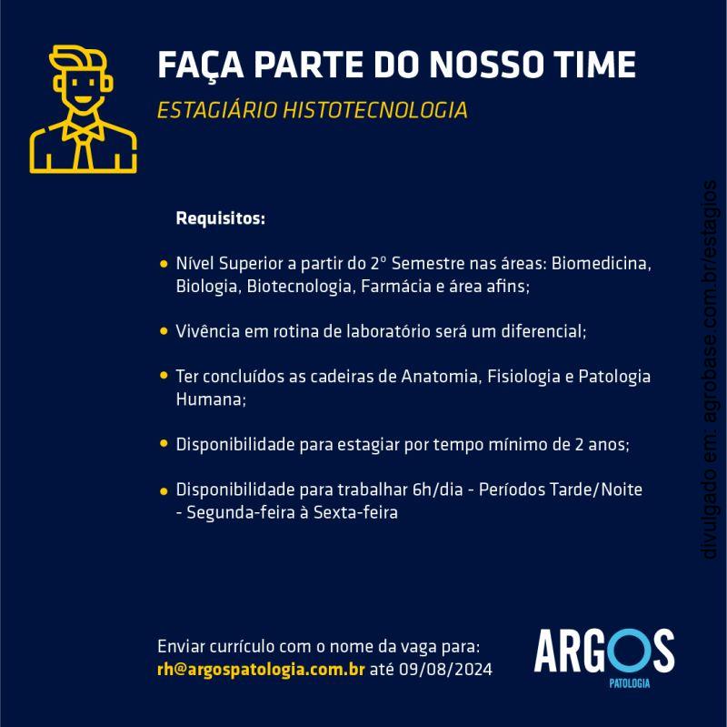 Estagiário histotecnologia – Fortaleza/CE