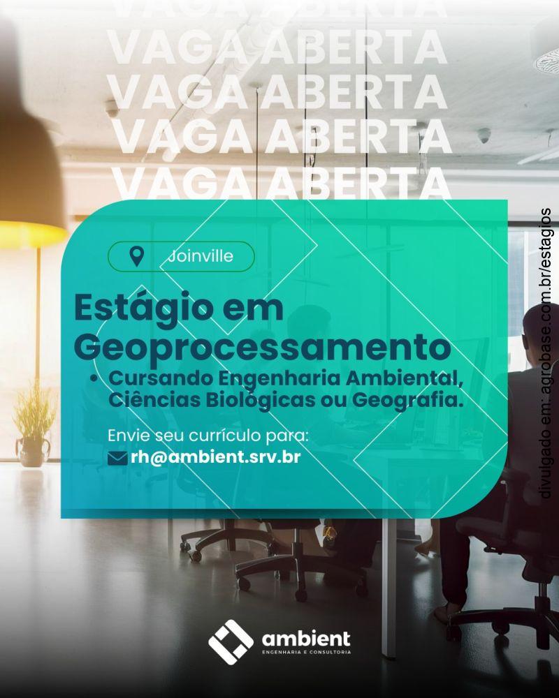 Estágio em geoprocessamento – Joinville/SC