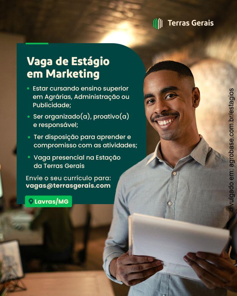 Estágio em marketing – Lavras/MG