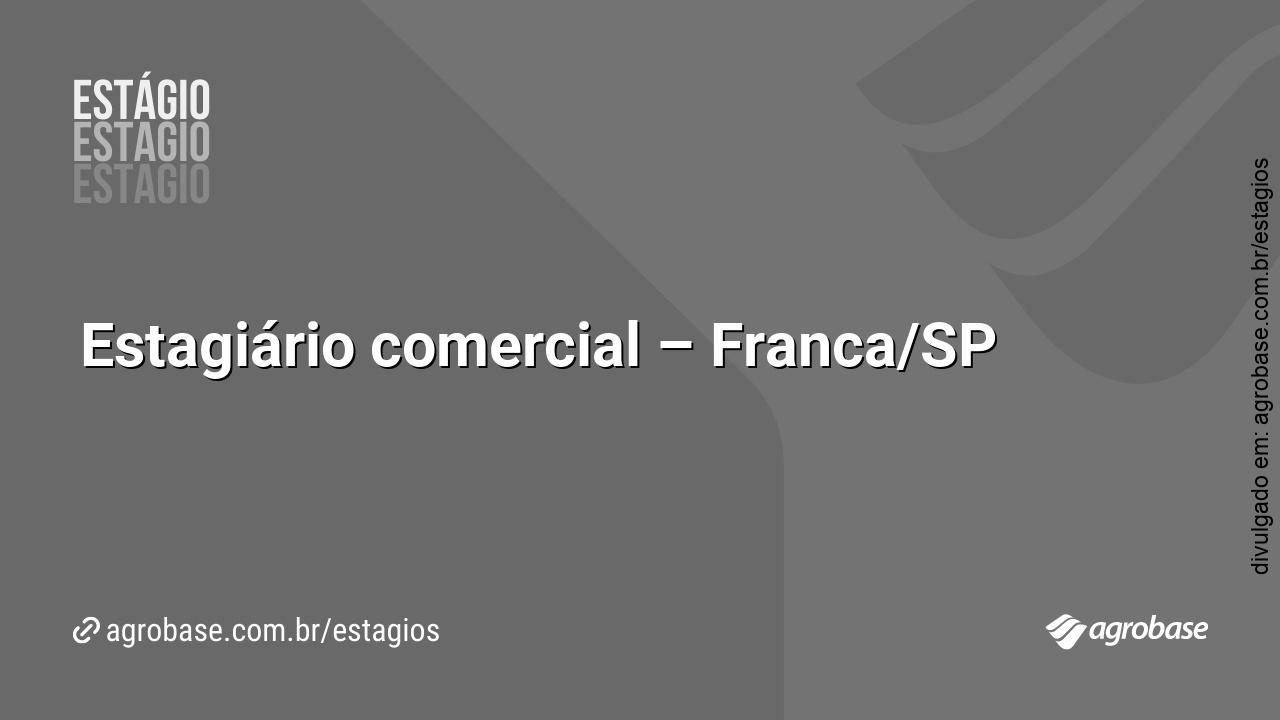 Estagiário comercial – Franca/SP