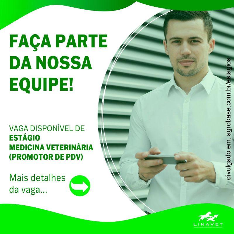 Estágio em medicina veterinária (promotor de pdv) – RJ