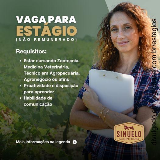 Estágio não remunerado setor agropecuário – RS