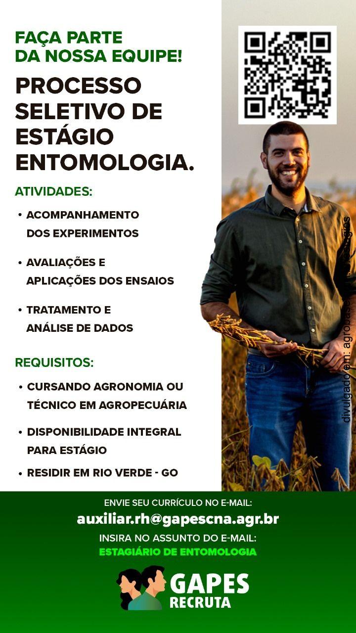 Estágio em entomologia – Rio Verde/GO