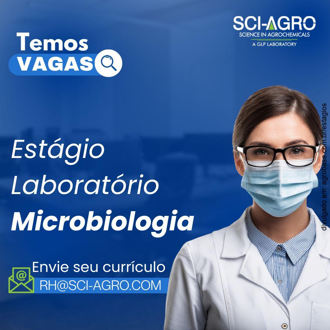 Estágio em laboratório microbiologia – Piracicaba/SP