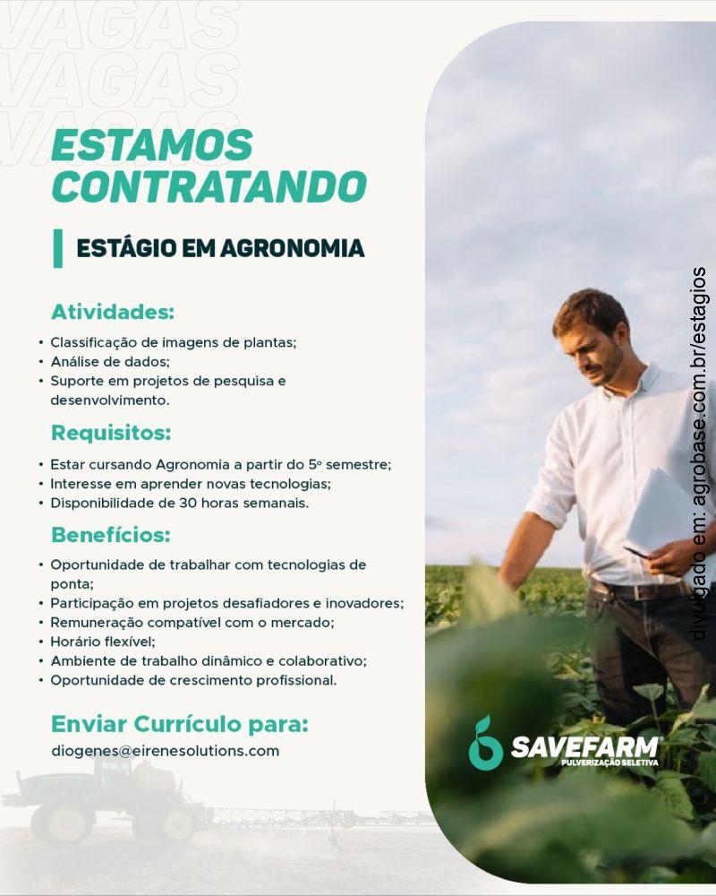 Estágio em agronomia – Porto Alegre/RS