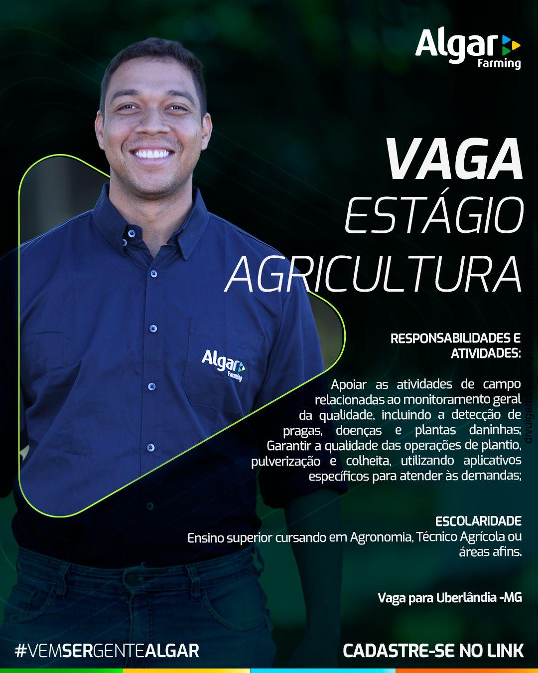 Estágio agricultura – Uberlândia/MG