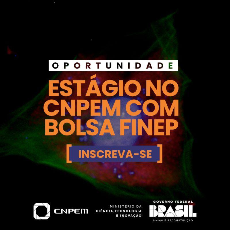 Estágio supervisionado com bolsa FINEP