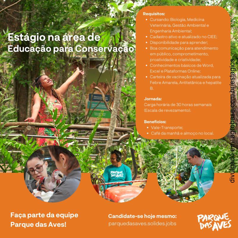 Estágio na área de educação para conservação – Foz do Iguaçu/PR