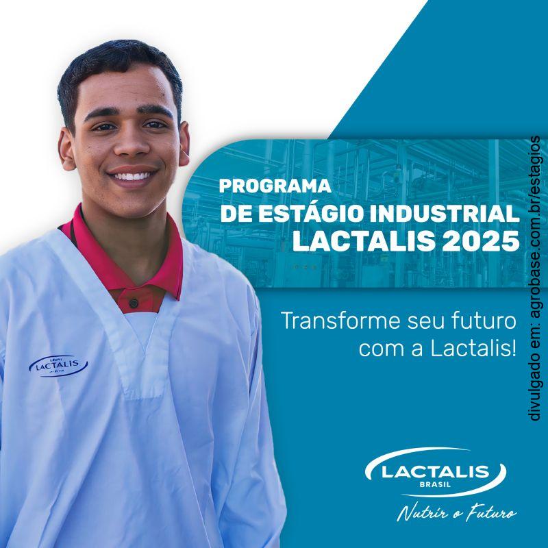 Estágio industrial Lactalis 2025 – RS, PR,SP e MG